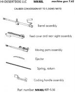 MK48A1 CONVERSION KIT TO 5.56X45