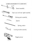 MK48 CONVERSION KIT TO 5.56X45