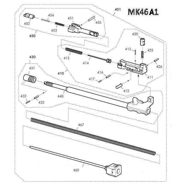 MK46A1 MOVING PARTS GROUP