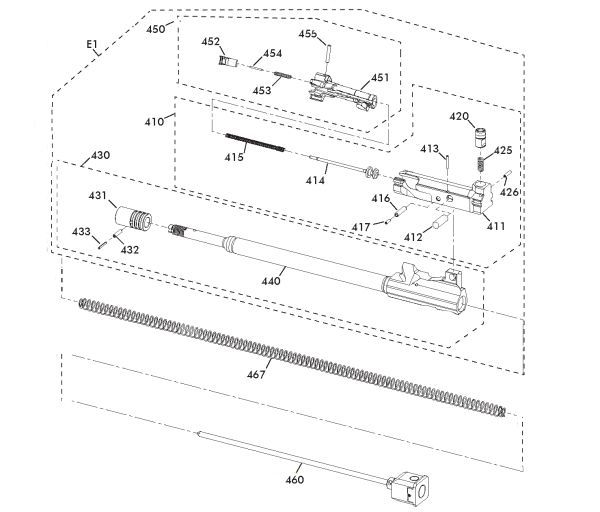 MK48A1 MOVING PARTS GROUP