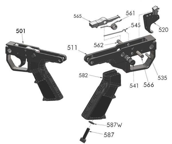 MK48A1 TRIGGER GROUP